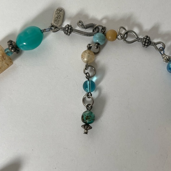 Otreska Vintage Glass Beaded Necklace 16 Inch - Picture 6 of 11